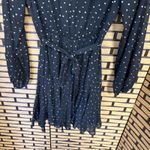 She & Sky  Black And Gold Dot Dress Size Small Photo 3
