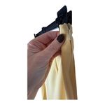 Biella Collezioni Pants Women 6 Yellow Wool Tapered Leg Dress Pants Trousers Yellow Size 4 Photo 4