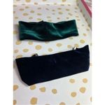 Velvet Choker Set Emerald Green Navy Blue Wide Band Necklaces OS Photo 3