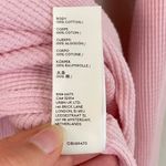 Free People  We the Free Pink Waffle Oversized Long Sleeve Blouse Size‎ Small Photo 6