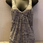 American Dream Grey Crochet Stitched Accent Tank Top Size Small Photo 9