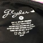 Glyder Black & Purple Tie Dye Crop Leggings Photo 6