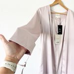 Veiled Zayna Satin Duster Jacket in Dusty Pink Size XS Photo 2