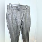 Spanx Women's Size Large Black Leather-Like High-Waisted Jogger Pant Photo 3