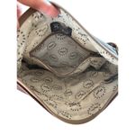 Myra Bag Woven & Leather Crossbody / Clutch Purse Black Photo 5