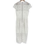 Ted Baker  London Emelia Lace Eyelet Tulip Dress Women’s Size 2 in White - EUC! Photo 15