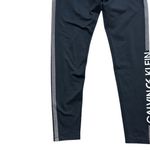 Calvin Klein ‎ Performance Leggings Black Striped Activewear Athleisure Sz Med Photo 5