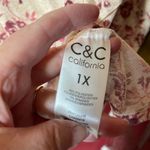 C&C California C & C California size 1X floral V neck sweater. Photo 3