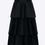 ZARA midi-Maxi Spaghetti’s straps ruffle dress Photo 2