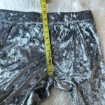 Emma & Sam  Crushed Velvet Straight Leg Pants Silver Size Medium Photo 7