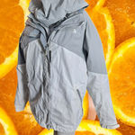 The North Face  Windbreaker Jacket Lightweight Full Zip Gray‎ XL Photo 0
