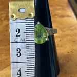 Natural Peridot Sterling Silver Ring Size 7 Green Photo 7