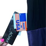 Betsy and Adam  Women’s Fit & Flair Purple And Black Midi Dress Photo 4