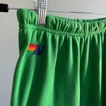 Aviator Nation Smiley Sweatpants, Kelly Green | Size Small Photo 5