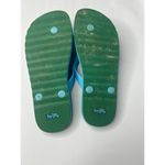 Coach Blue Signature Logo Womens Flip-Flops Size 7/8 Photo 5