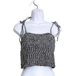 ZARA Trafaluc Gingham Tie Straps Crop Top size M Photo 1