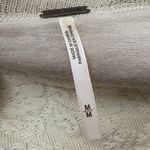 Free People  Cream Military Style Lace Knit Sweater Jacket Size Medium Womens Photo 4