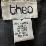 Vintage Floral Beaded Vest Size M Black Bohemian 90s Style theo Brand Size M Photo 7