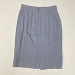 Chloé Chloe Periwinkle Blue Pencil Skirt Womens Size 6-8 Frances Business Quiet Luxury Photo 4