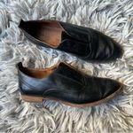 Frye Grace CVO black leather oxford flats women’s size 7 Photo 2