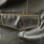 Leather Look Distressed Brown Jacket Size XL Photo 8