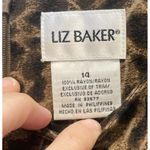 Liz Baker Liz‎ Baker Size 14 Maxi Dress Safari Zebra Animal Print Sleeveless Y2K Travel Photo 6