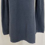 COS Waffle Stitch Cotton Jumper Dot Textured Knit Sweater Blue Size Small Photo 7