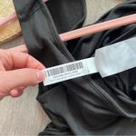 Quince‎ black French terry jumpsuit cropped Photo 7