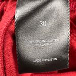 Johnny Was  Marseille Baby Boot Jeans Candy Apple Red NEW 27.5” Inseam Size 30 Photo 12