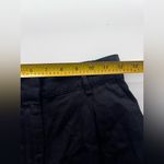 House Of Harlow wide leg linen pants black XS Gold Photo 4