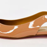 Christian Louboutin Hot Chickita Nude Patent Leather Sling Flats Size EU 39.5 Photo 0