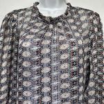 maison d amelie sheer long sleeve blouse top Size M Size M Photo 4
