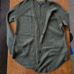 American Eagle Green Cardigan With Pockets Photo 0