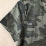 SO Womens  Camouflage T-Shirt Size Medium Juniors Shirt Lap Shape At Bottom New Photo 5