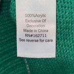 CELEBRATE TOGETHER SIZE SMALL FUNKY Festive MULTICOLOR Reindeer GREEN Sweater Photo 2