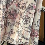 Victoria's Secret Victoria Secret Pink Tie Front Mini Robe with Floral Accents Size Medium Photo 4