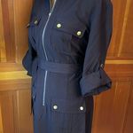 Sharagano New! Women’s Brown  Belted Mini Dress Photo 4