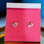 Kate Spade - ‘First Bloom’ Red Floral Studs W/ Gold-Plating & Crystals Photo 2