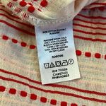 Lou & grey NWT Red Vastra Dobby Stripe Pullover V-neck Tunic Small Photo 9