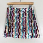 NWT ATT Clothing Multicolor Sequin Mini Skirt Pink Photo 0