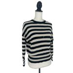 Brunello Cucinelli Wide Striped Crewneck Sequin Embellished Sweater w/ Monili Photo 5