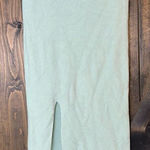 MPC Minkpink Ribbed Knit Pencil Knee Length Skirt Green Photo 0