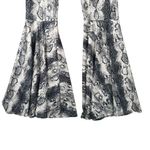 Womens White Black NEW Snakeskin Western Flare Leggings Pants Snake Print Sz 2X Photo 2