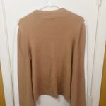 INC  women's XL stretchy wide bell sleeved "military" striped rayon nylon sweater Photo 4