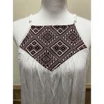 Trixxi  Juniors Embroidered ~ Adjustable Strap ~ White Dress Medium Photo 2