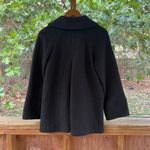 Sandro Women's 100% Boiled Wool Dark Green Grey Coat Size PL Photo 1