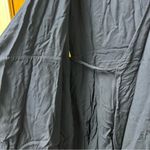 l*space L* Goa Short Sleeve Wrap Midi Dress Swim Coverup Midnight Blue Medium Photo 7