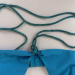 Meshki  Teal Rhinestone Strap Top Photo 2