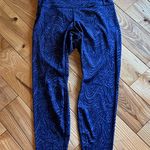 Patagonia Women’s Maipo Oak Waves/Sound Blue Tights, Size Large Photo 1