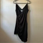 Cushnie x Target Black Leopard Cheetah Jacquard Asymmetrical Dress Size 6 Animal Photo 2